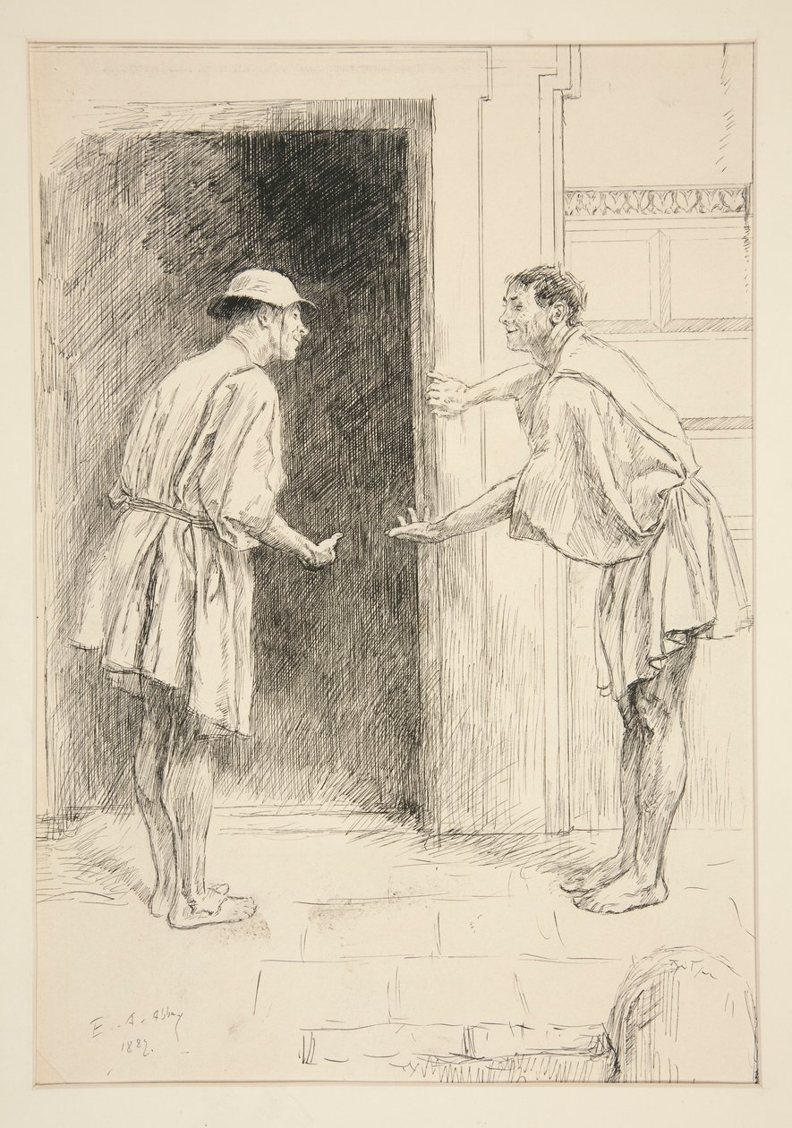 Dromio di Efeso da Edwin Austin Abbey