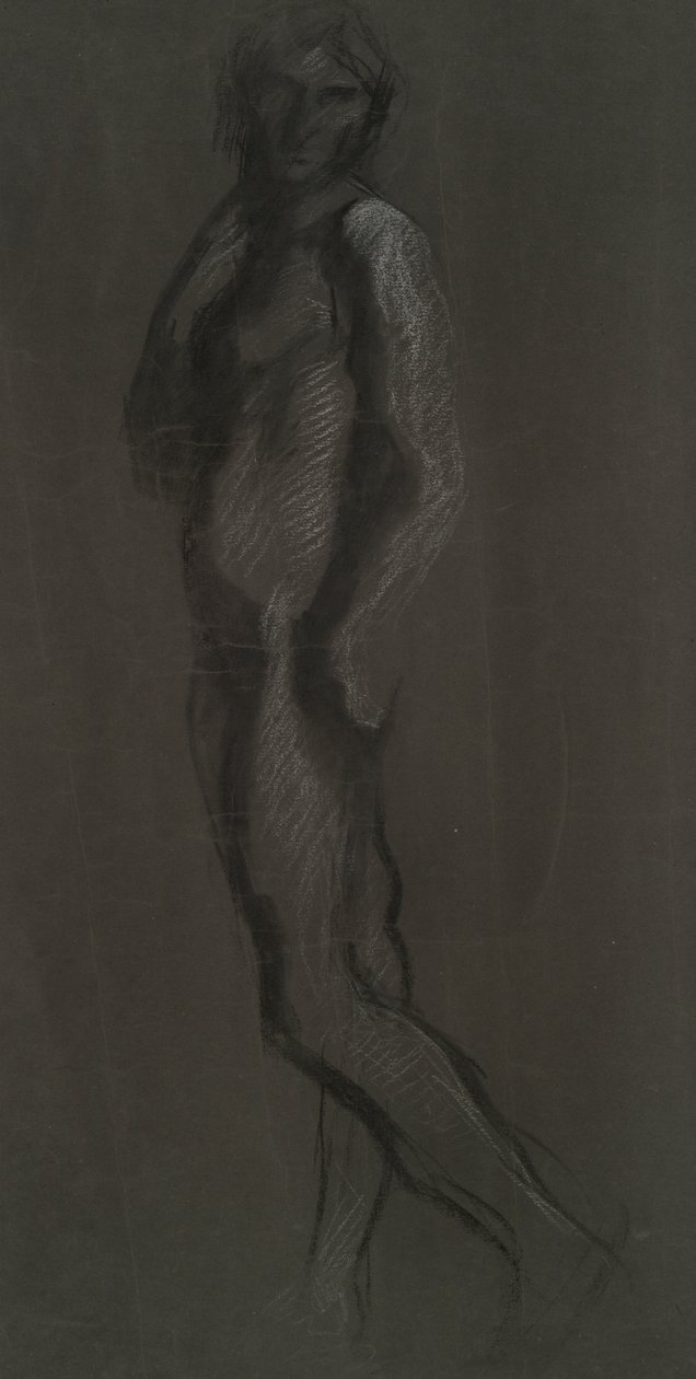 Primo studio di figura da Edwin Austin Abbey