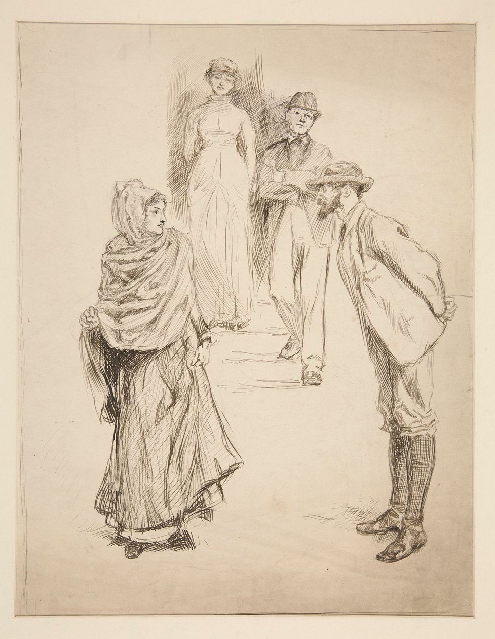 Scena di Figura, studio per da Edwin Austin Abbey