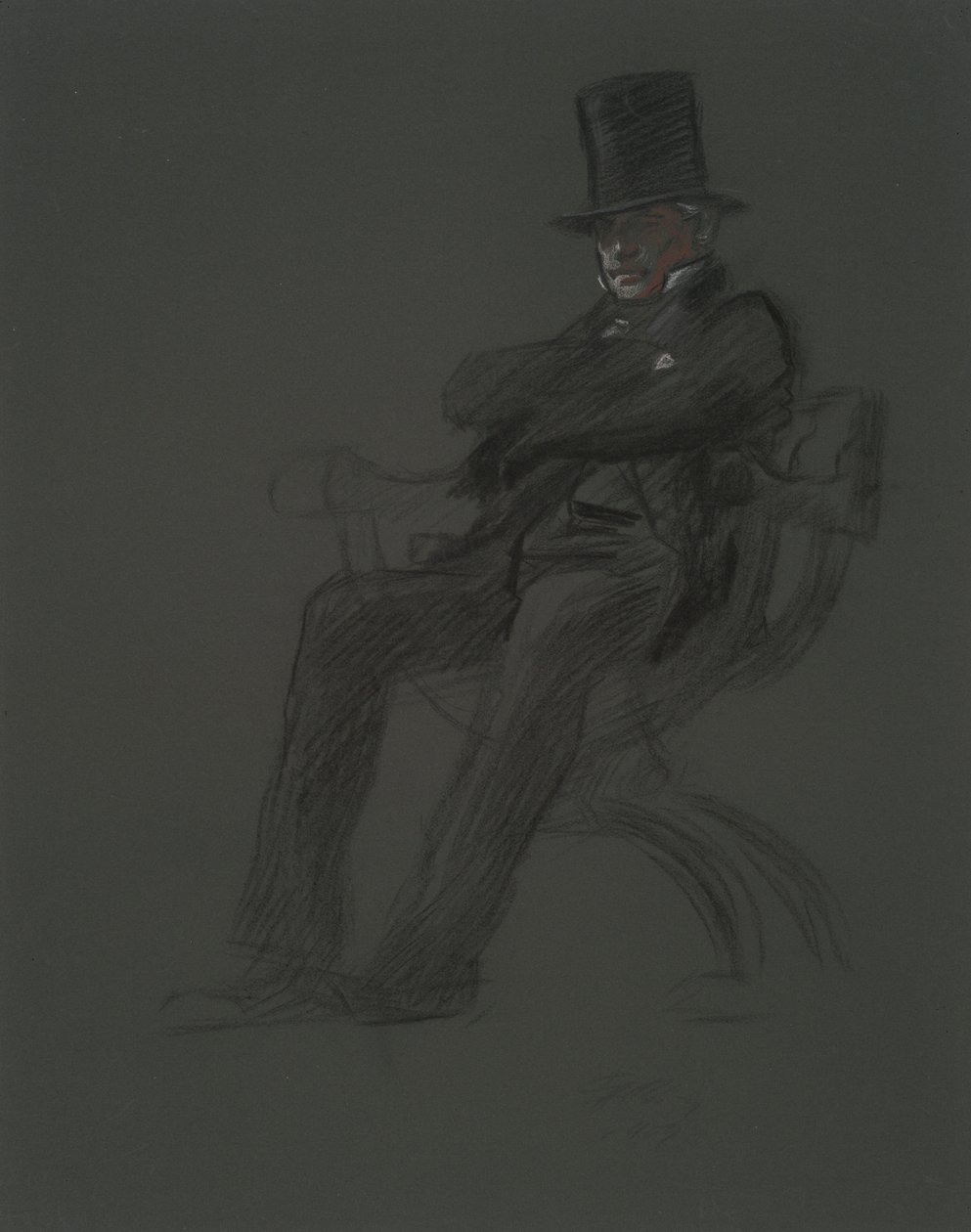 Studio di figura per da Edwin Austin Abbey