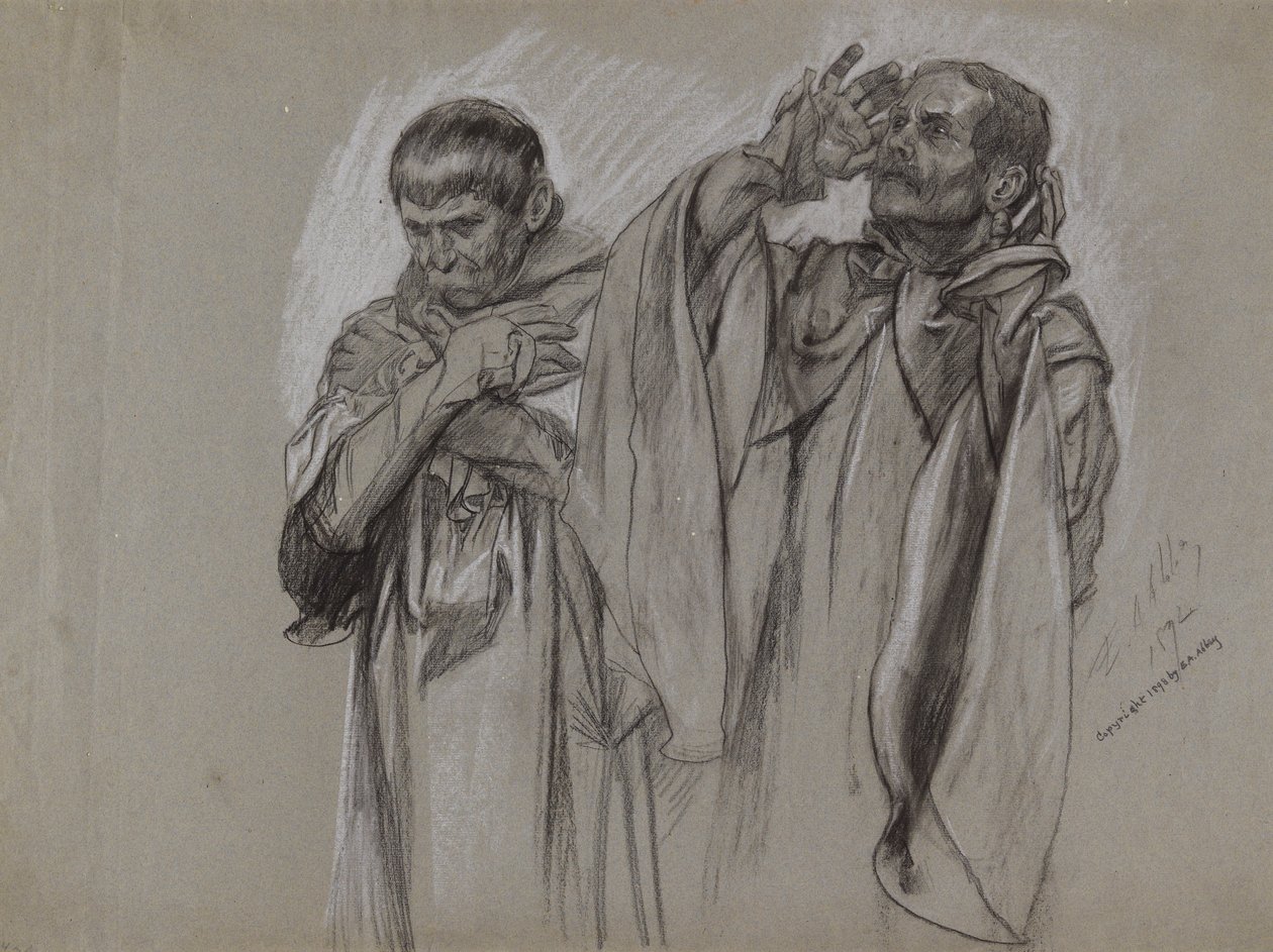 Studio di Figura per da Edwin Austin Abbey