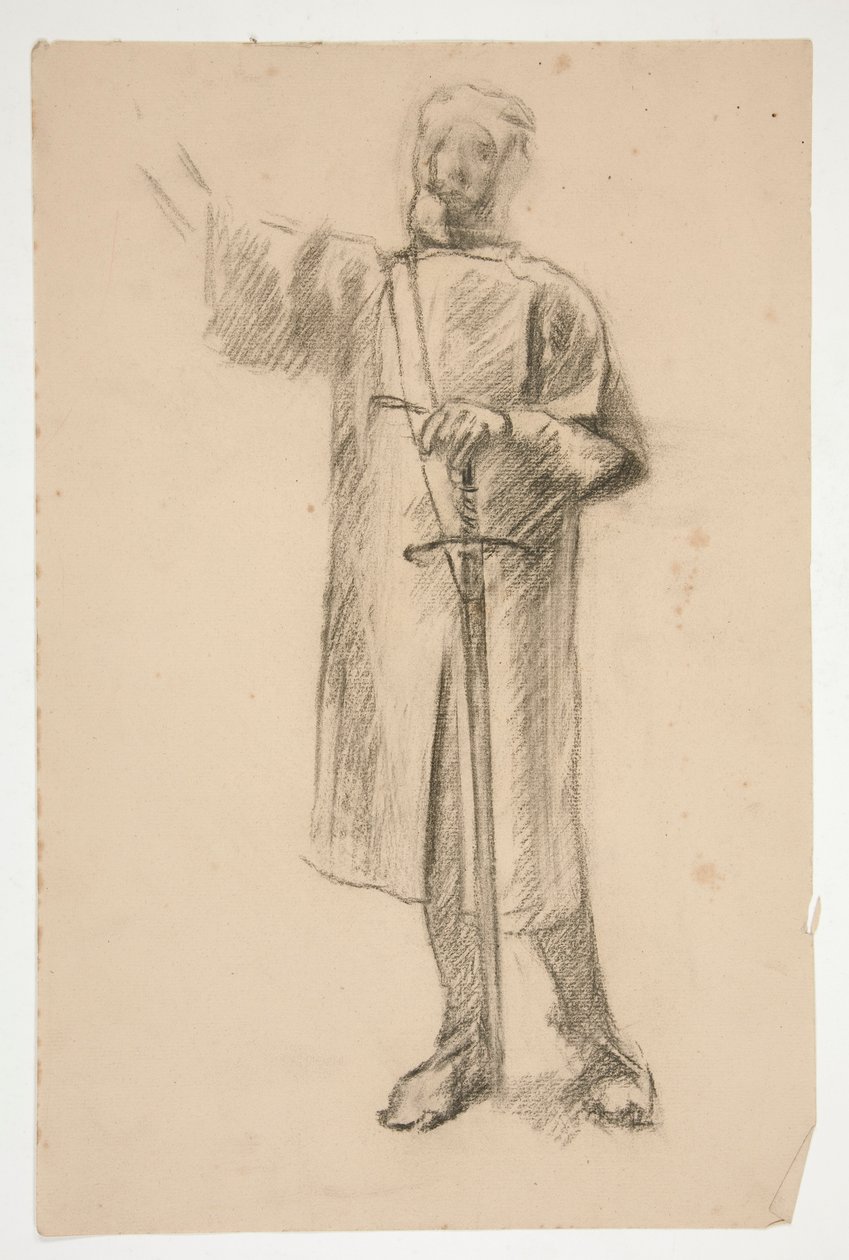 Studio di figura per da Edwin Austin Abbey