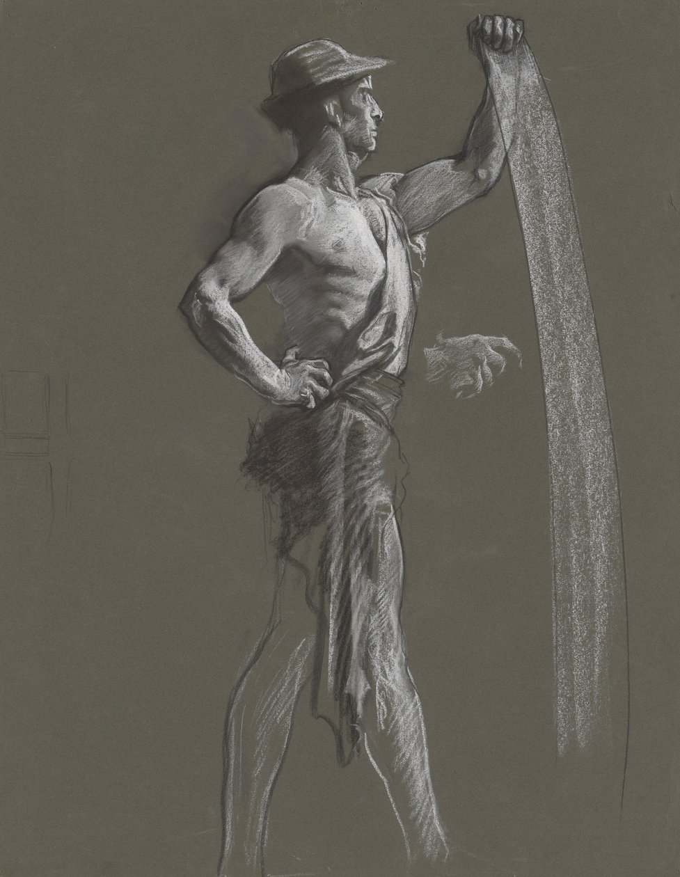 Studio di figura per da Edwin Austin Abbey
