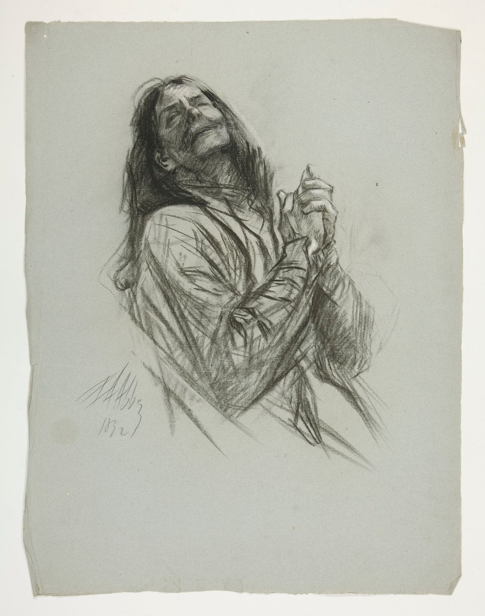 Studio di figura per Re Artù da Edwin Austin Abbey