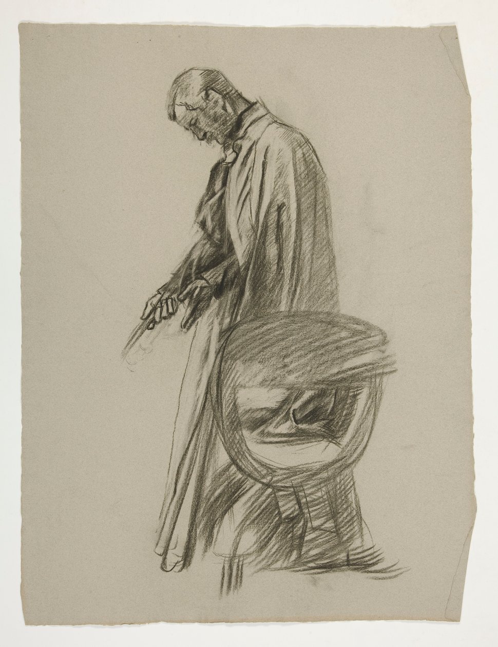 Studio di figura per Re Artù da Edwin Austin Abbey