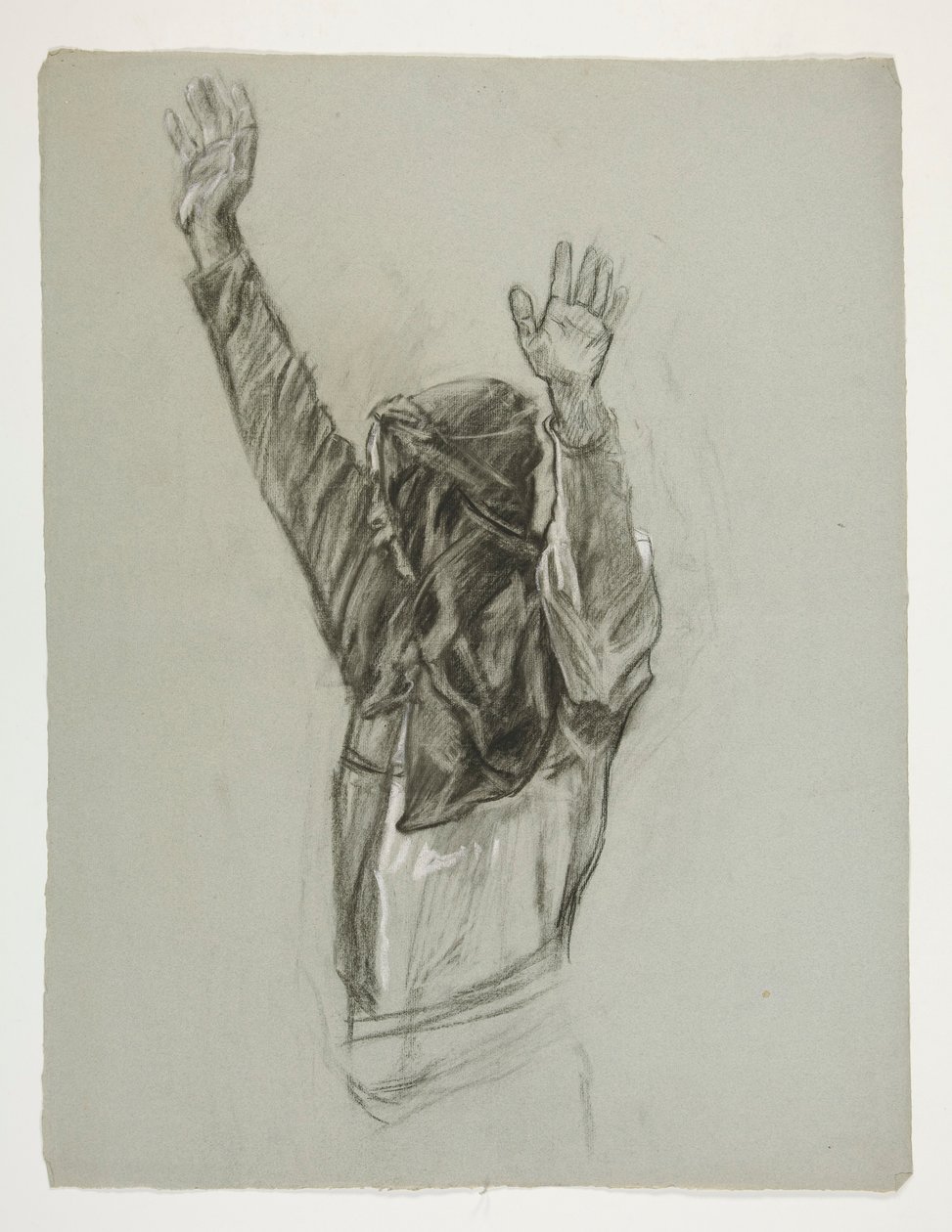 Studio di figura per Re Artù da Edwin Austin Abbey