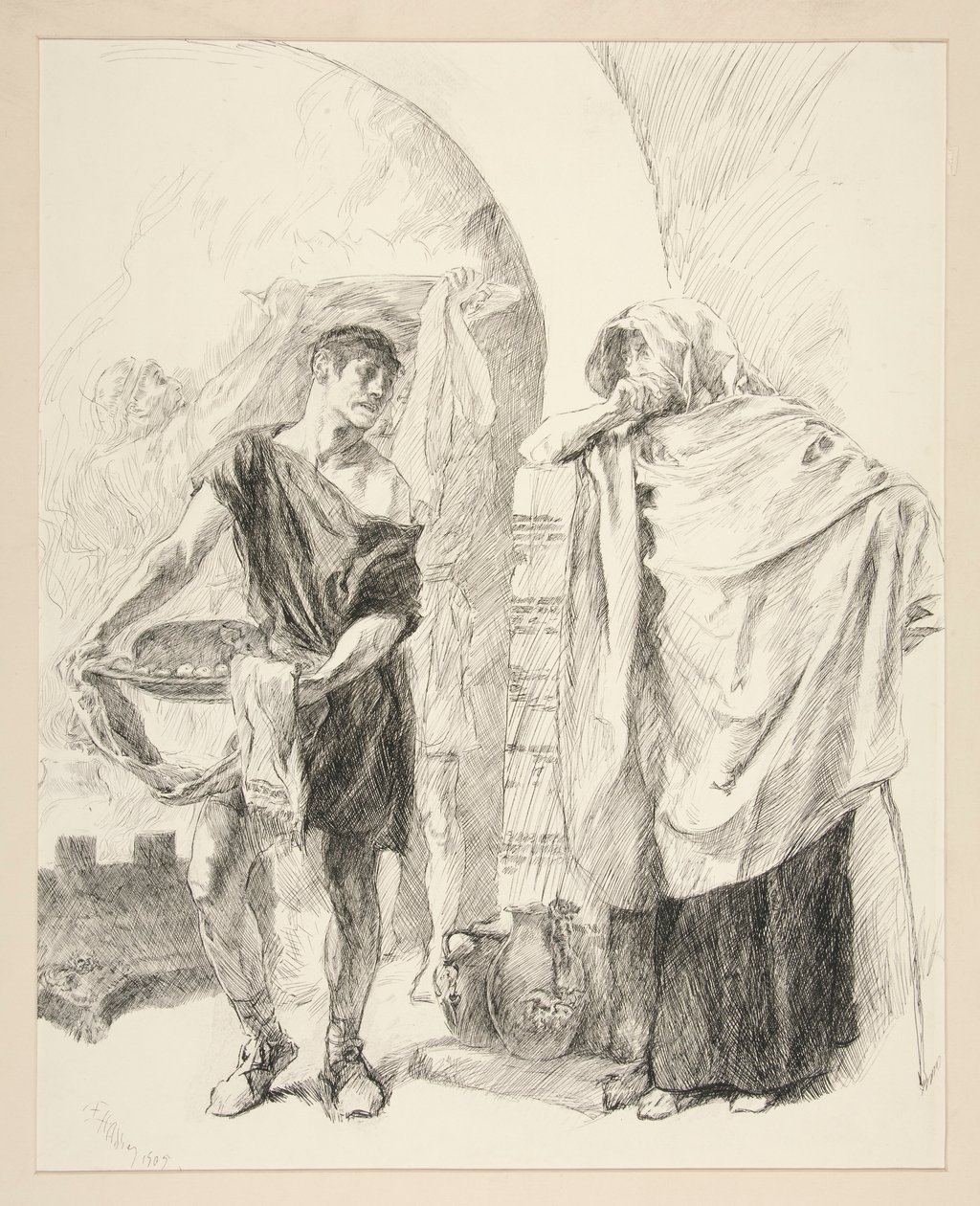 Primo servitore da Edwin Austin Abbey