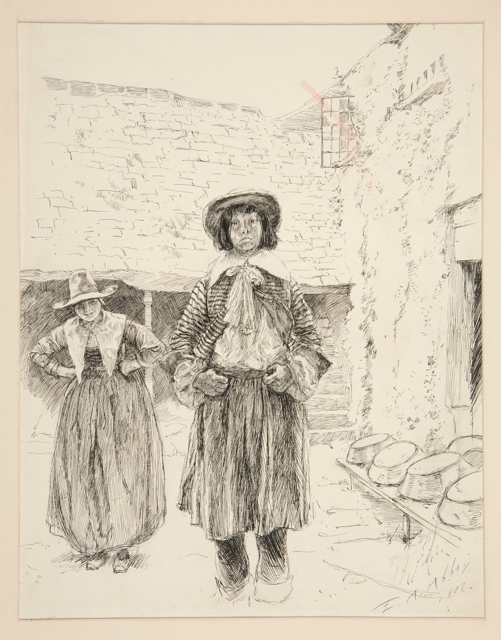 Illustrazione per da Edwin Austin Abbey