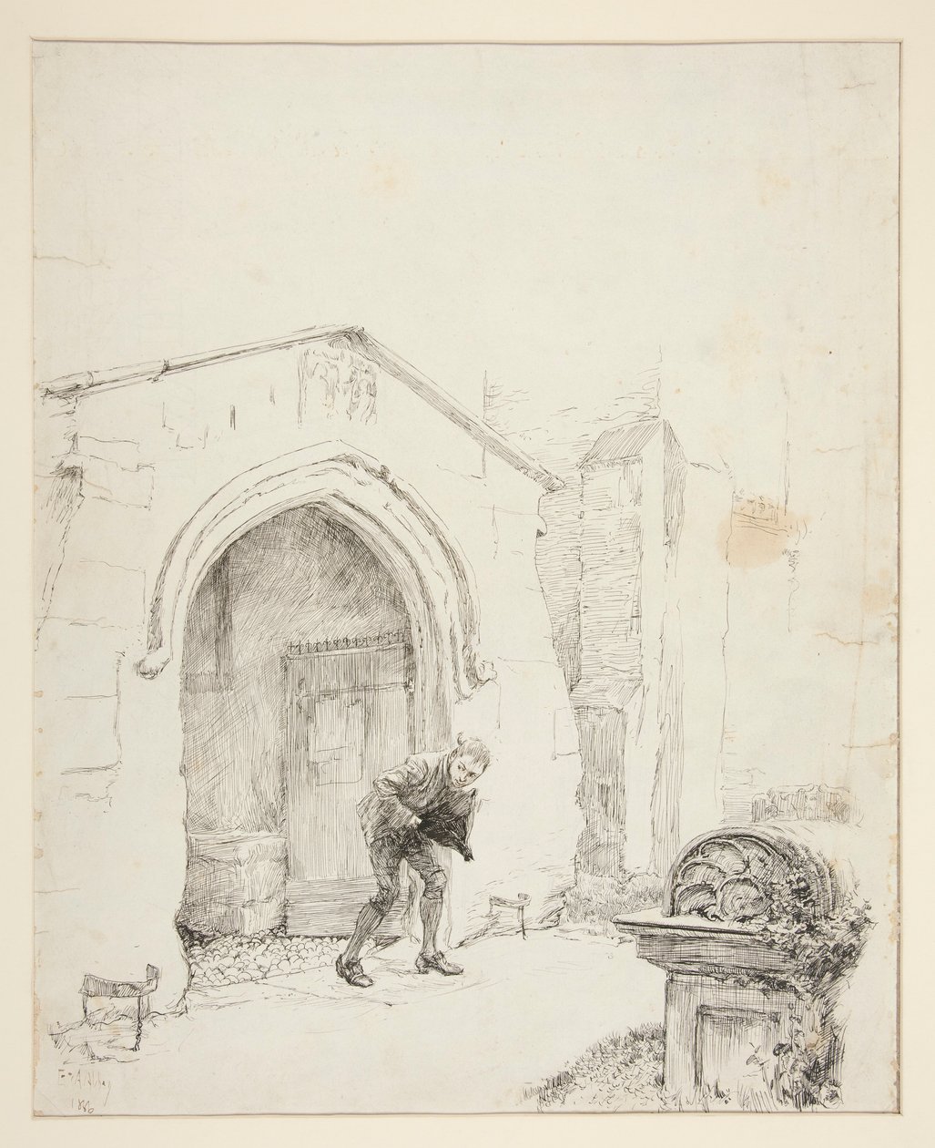 Illustrazione per da Edwin Austin Abbey