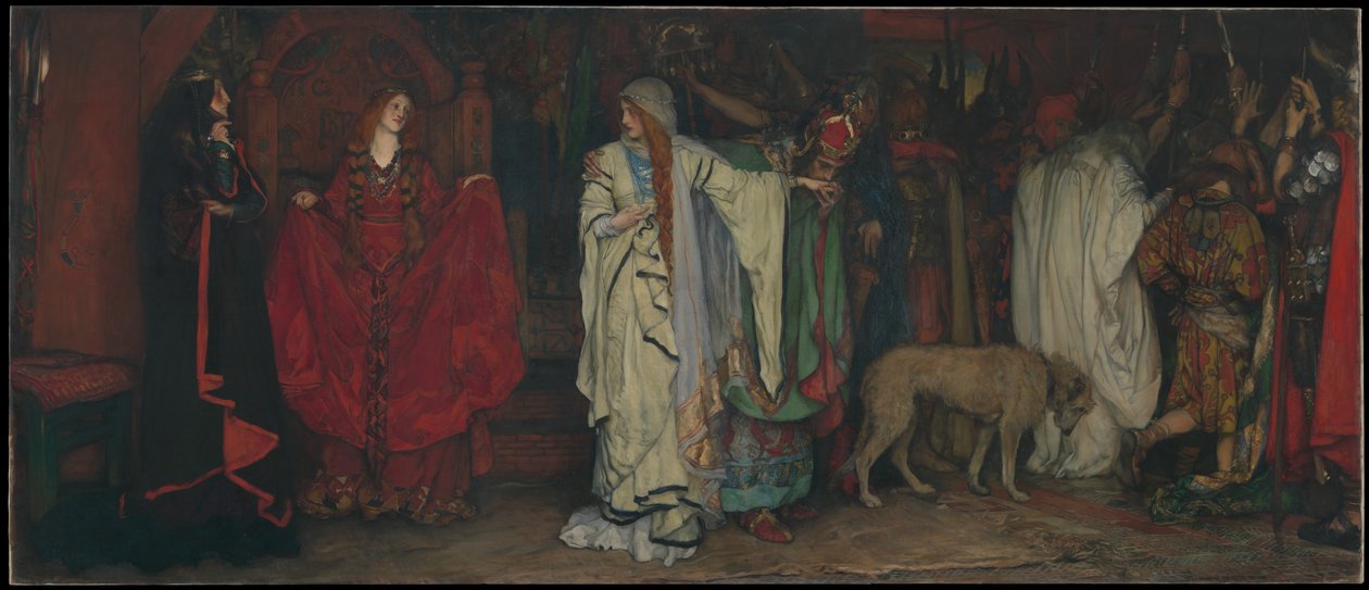 «Re Lear», atto I, scena I da Edwin Austin Abbey