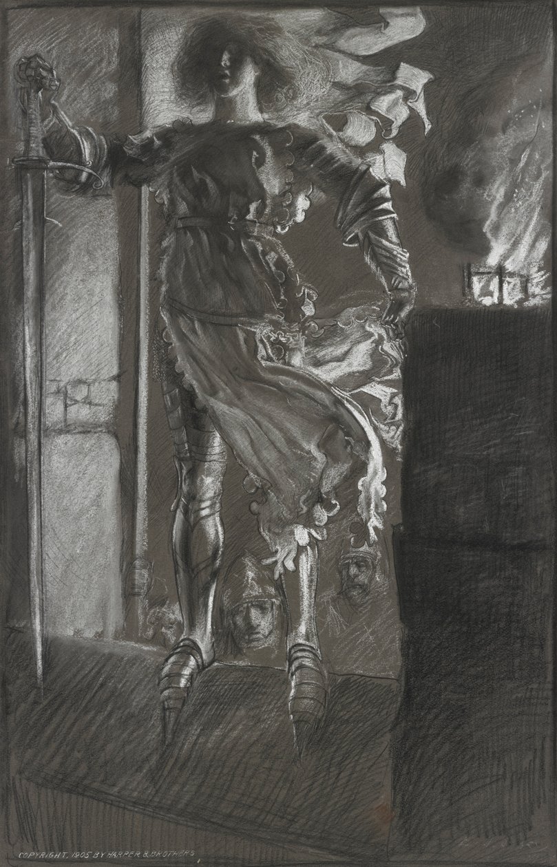 La Pulzella, da Re Enrico VI, Parte I, atto 3, scena 2 da Edwin Austin Abbey