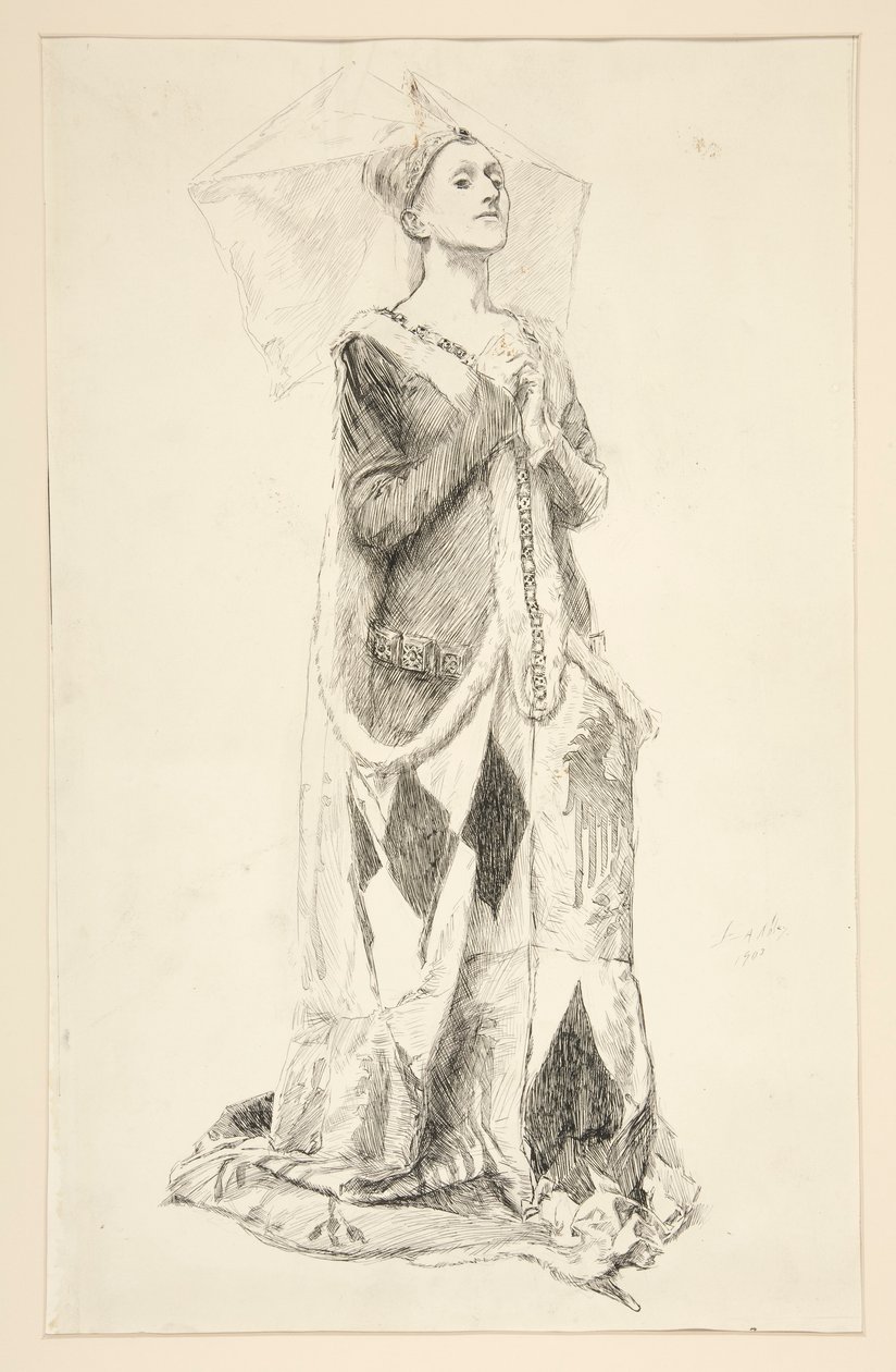 Lady Anne Nevill, da Re Riccardo III da Edwin Austin Abbey