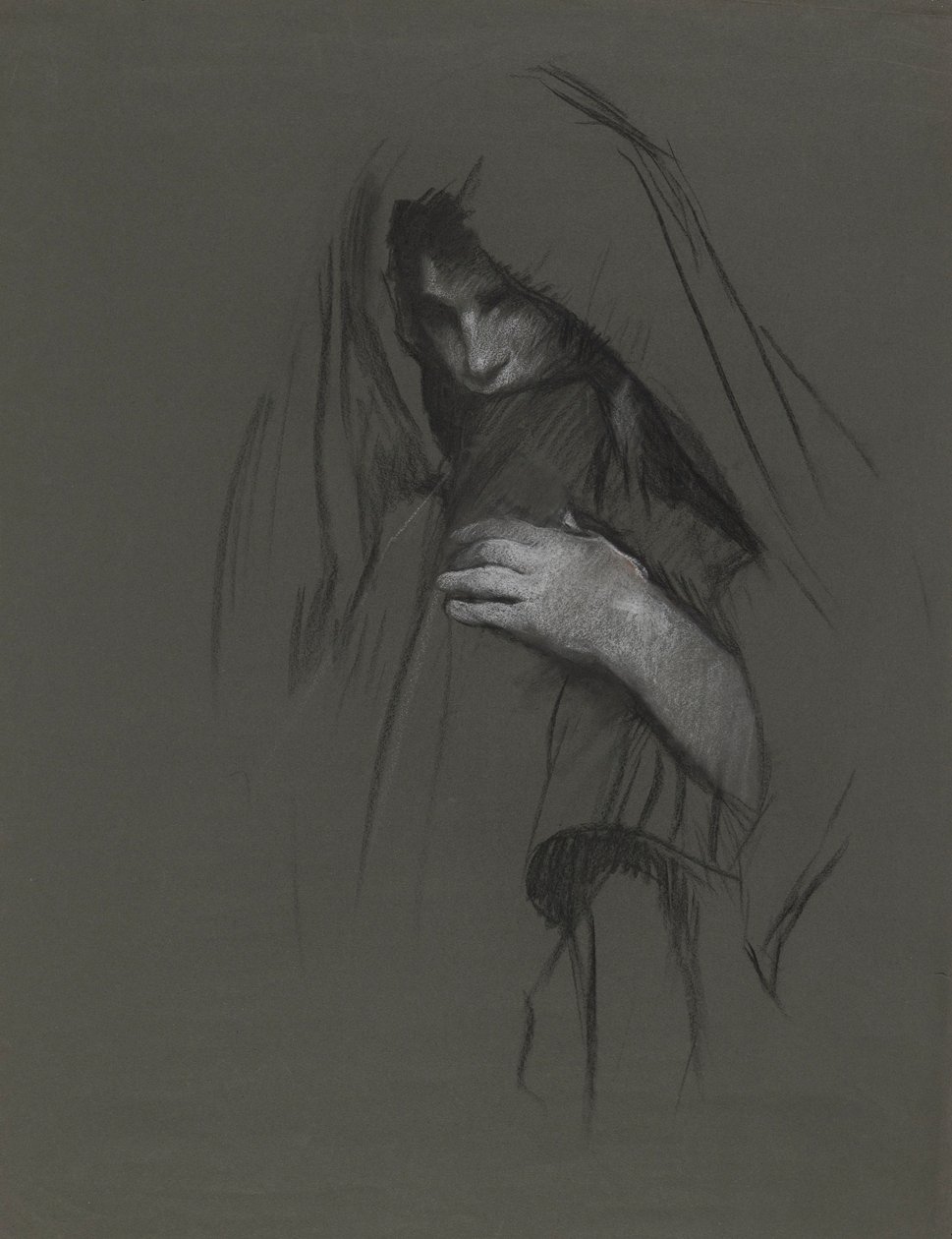 Maria, la moglie di Cleofa, studio per Le Tre Marie da Edwin Austin Abbey