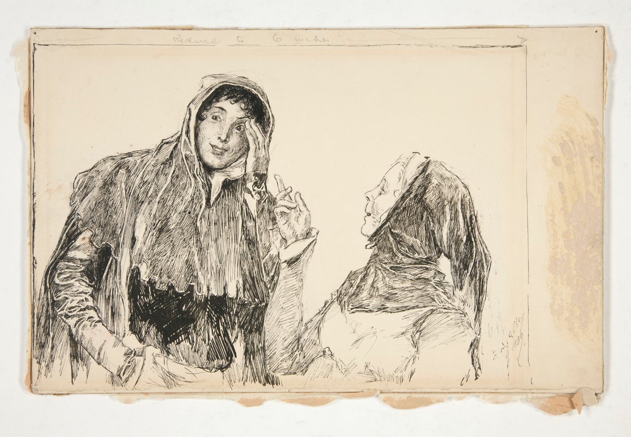 Padrona Quickly da Edwin Austin Abbey