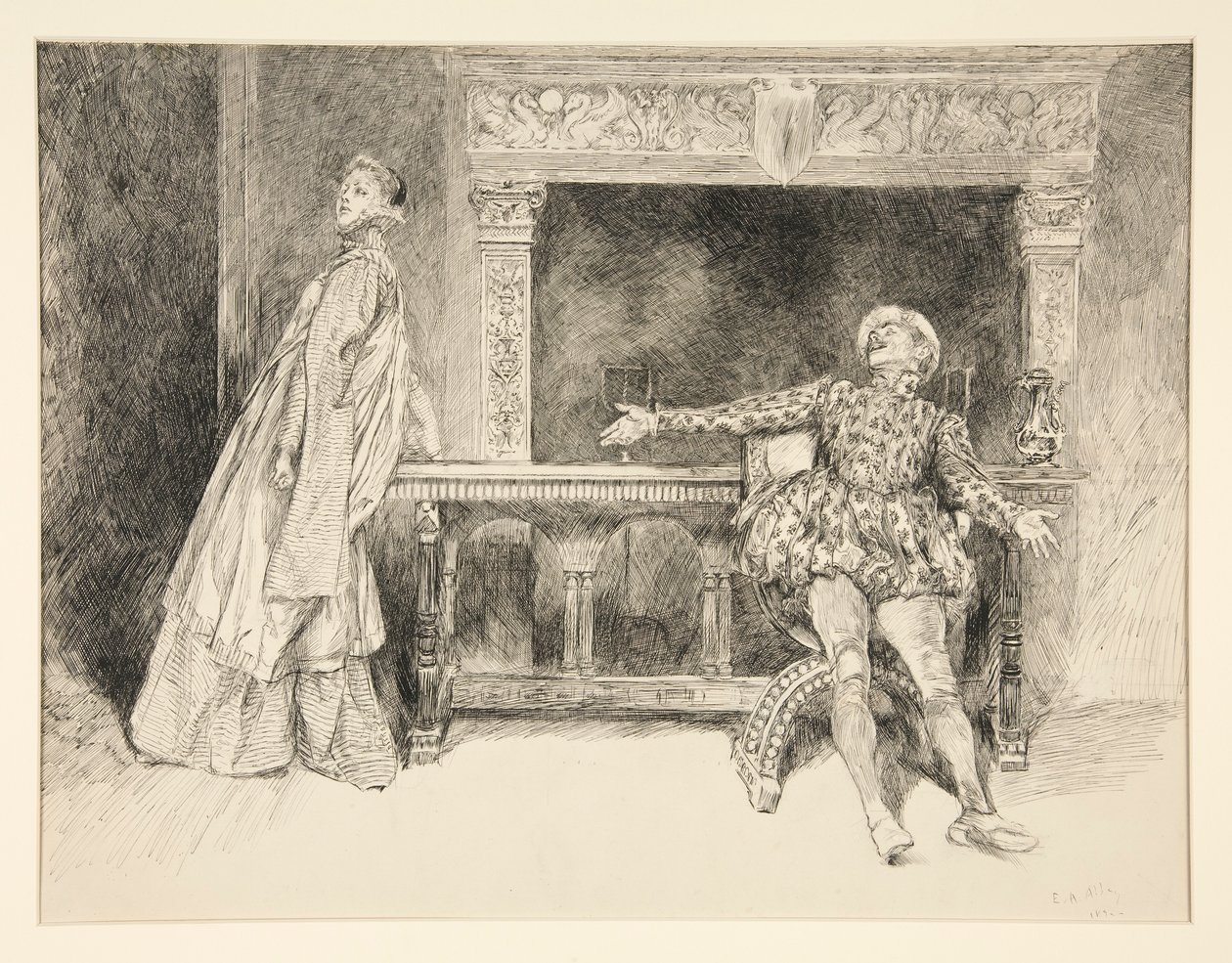 Petruchio scherza con Caterina, dall