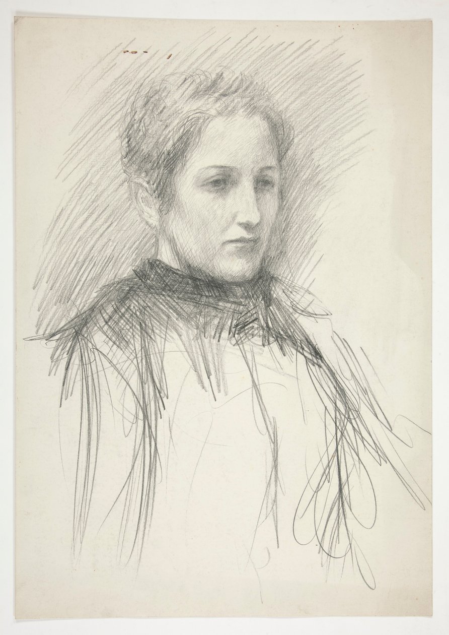 Ritratto di una giovane signora Abbey (?) da Edwin Austin Abbey