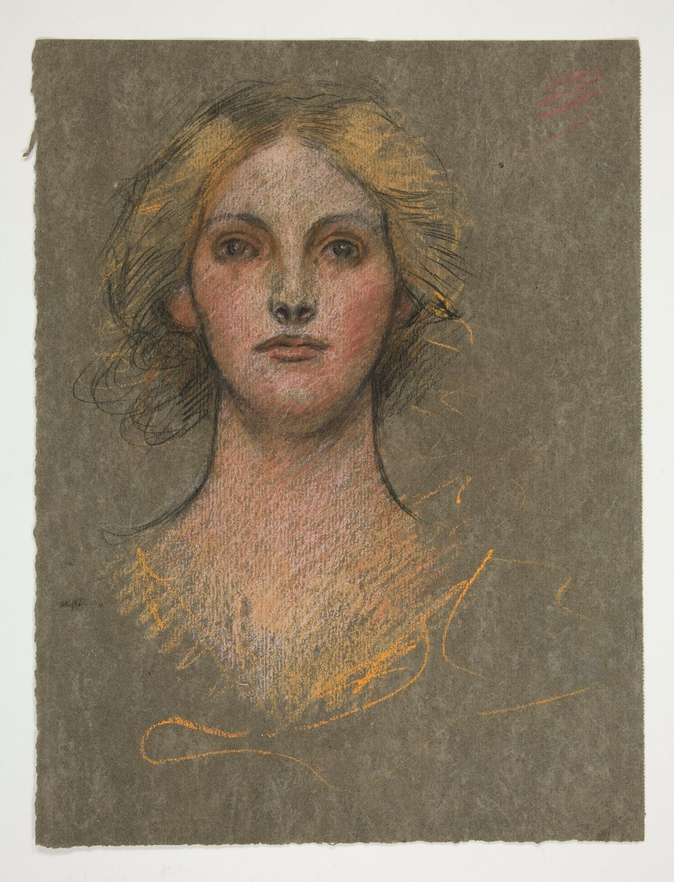 Ritratto di una giovane donna da Edwin Austin Abbey