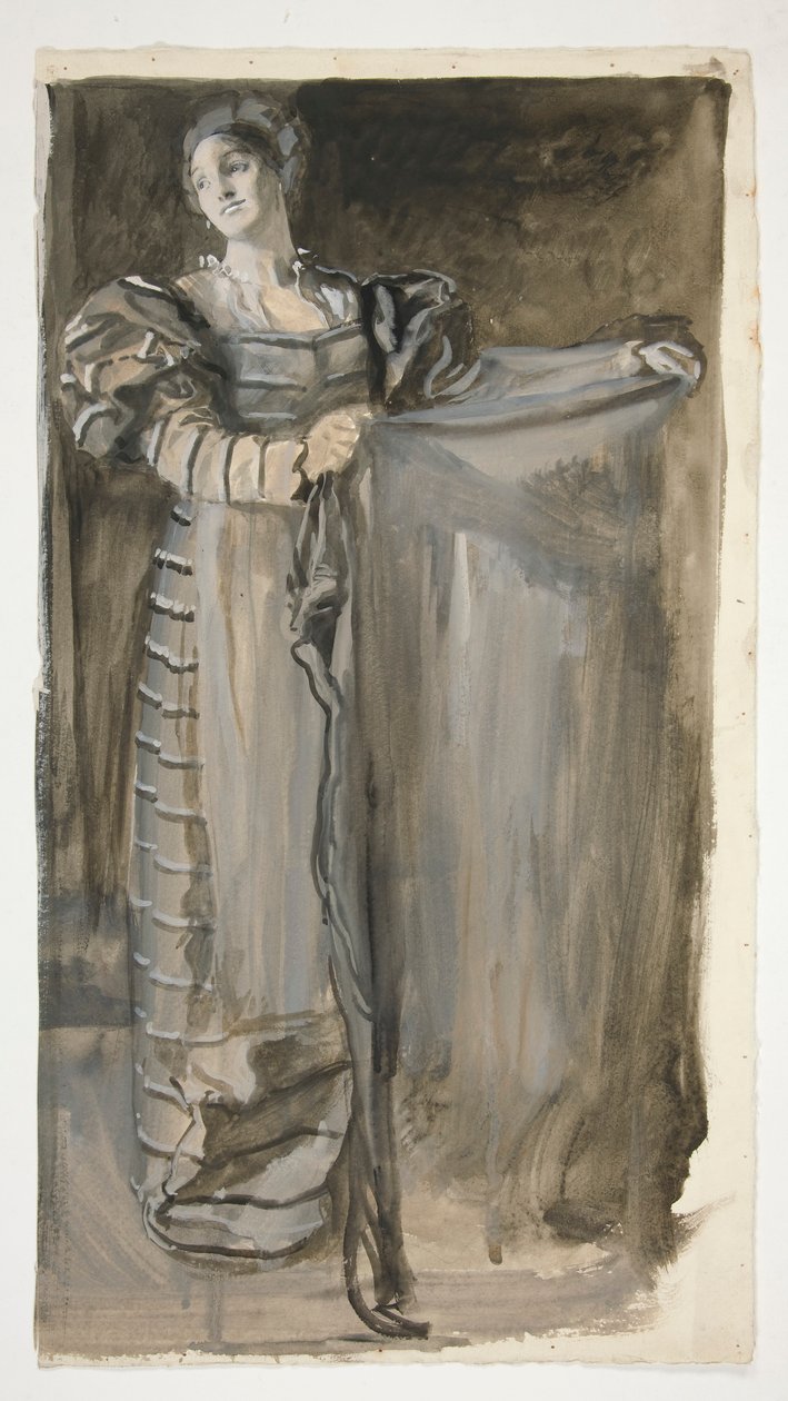 Studio preliminare per Otello (?) da Edwin Austin Abbey