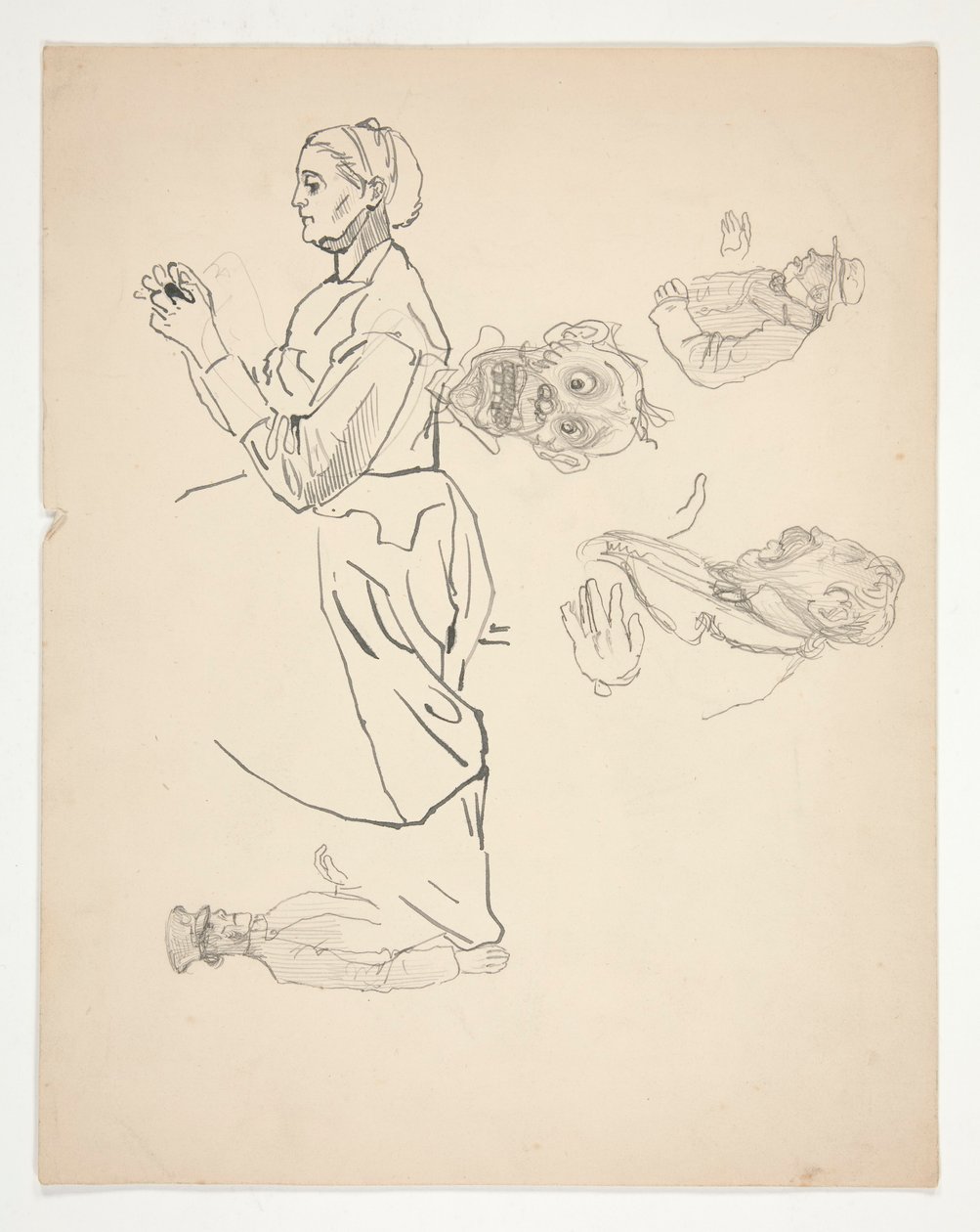 Foglio di studi da Edwin Austin Abbey