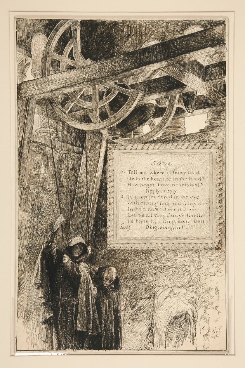 Canzone, da Atto III, Scena II, Il Mercante di Venezia da Edwin Austin Abbey