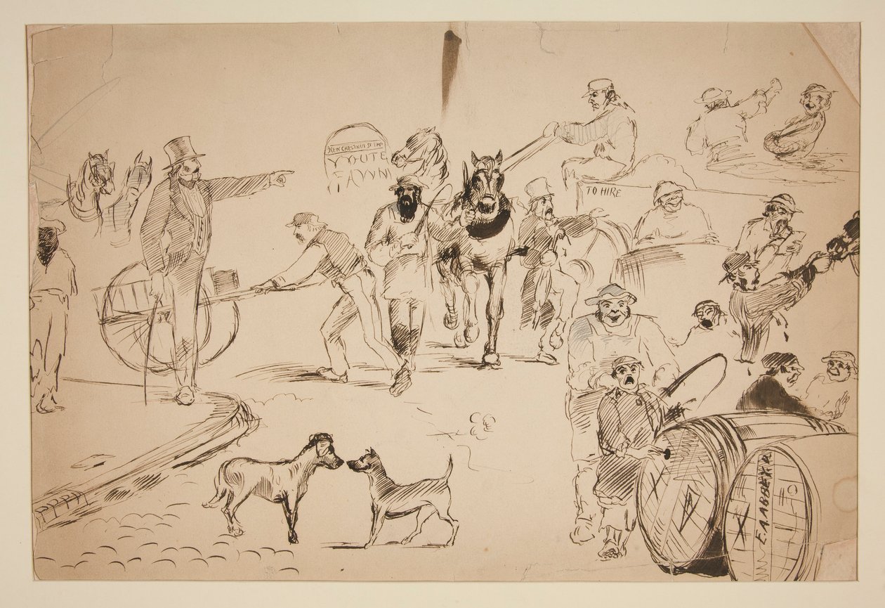 Scena di strada da Edwin Austin Abbey