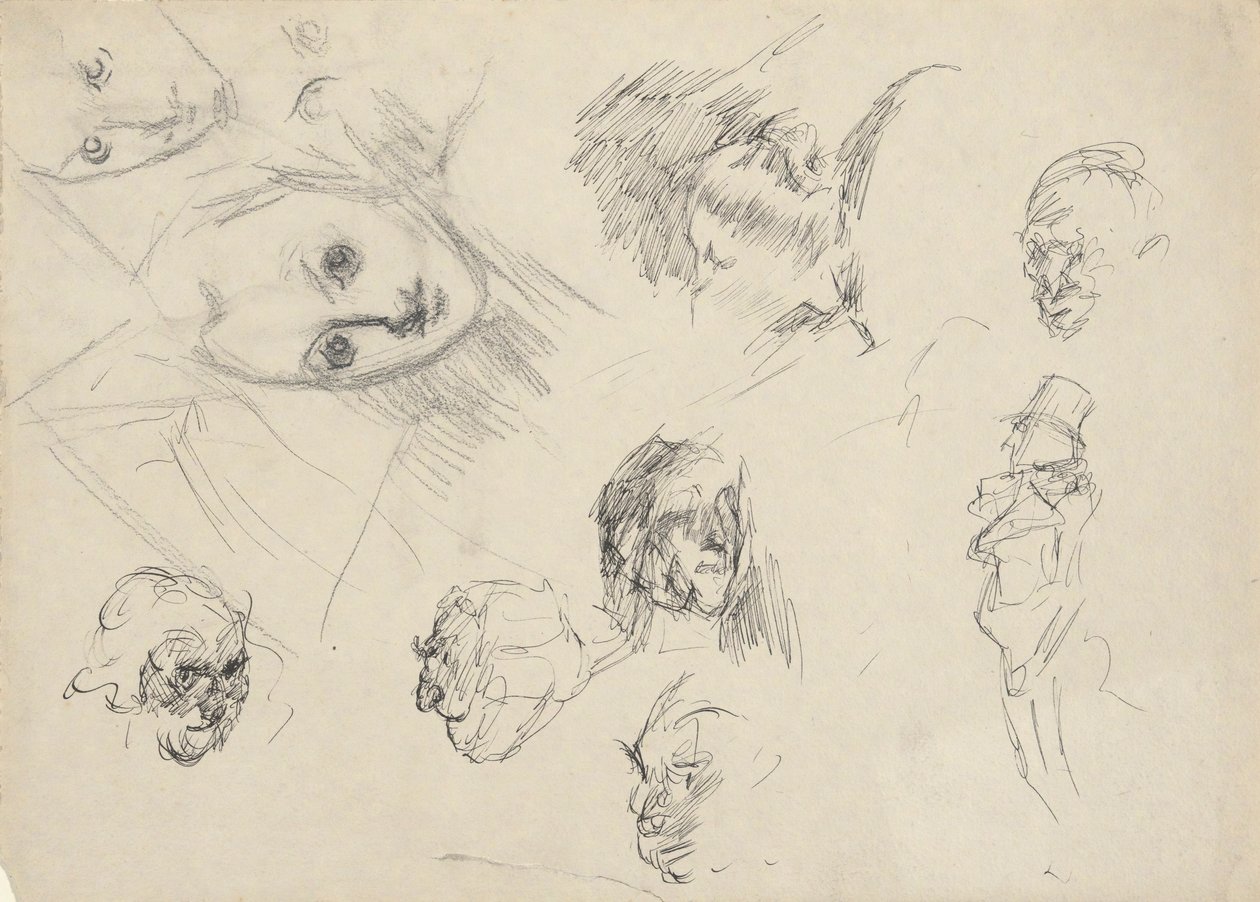 Studi di teste da Edwin Austin Abbey