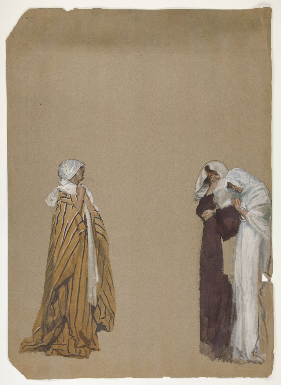 Studio. Tre figure da Edwin Austin Abbey