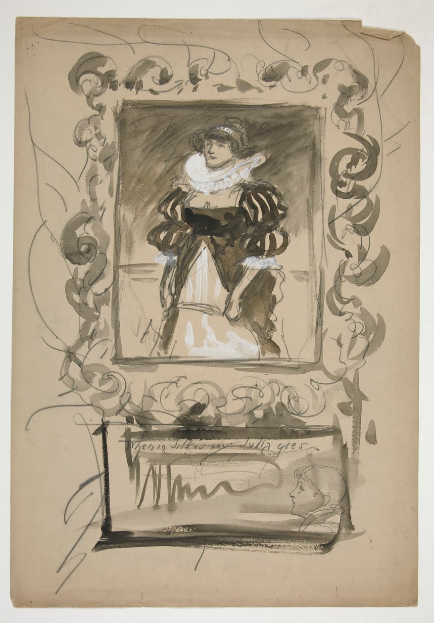 Studio per da Edwin Austin Abbey