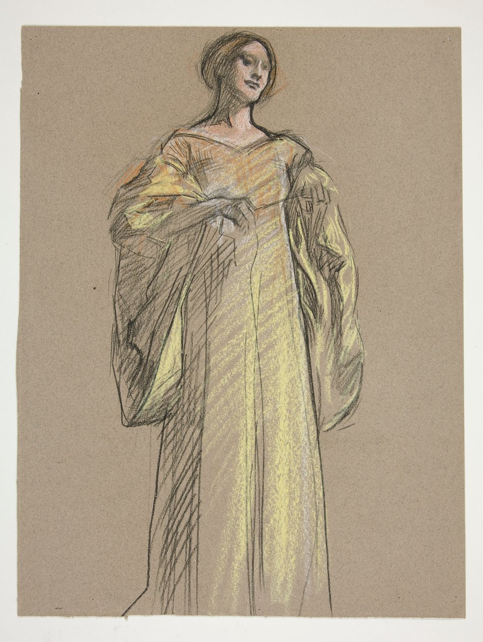 Studio per Fiametta da Edwin Austin Abbey