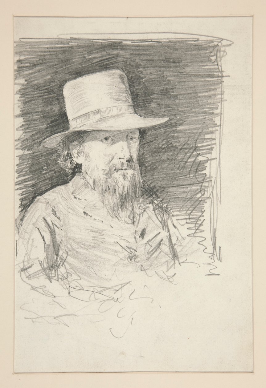 Studio per il generale Meade: schizzo per il murale per il palazzo del capitol dello stato a Harrisburg, Pennsylvania, 1902-1911 (completato da John Singer Sargent) da Edwin Austin Abbey