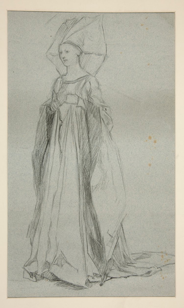 Studio per Lady Anne, per Re Riccardo III (?) da Edwin Austin Abbey
