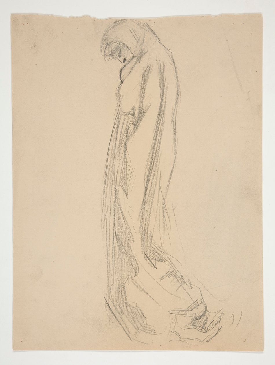 Studio per figura delle 22:00 da Edwin Austin Abbey