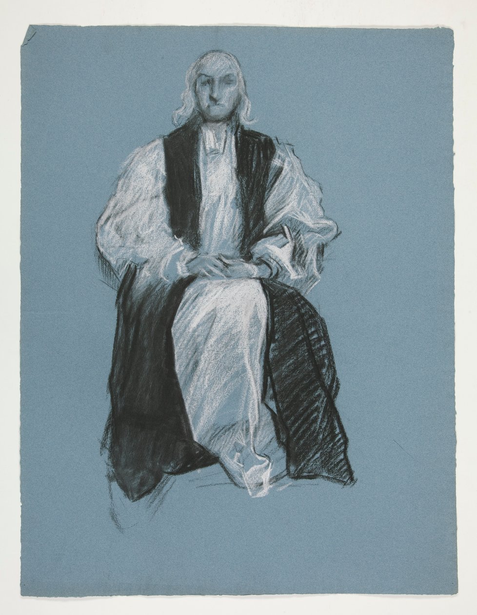 Studio per la figura del vescovo William White da Edwin Austin Abbey