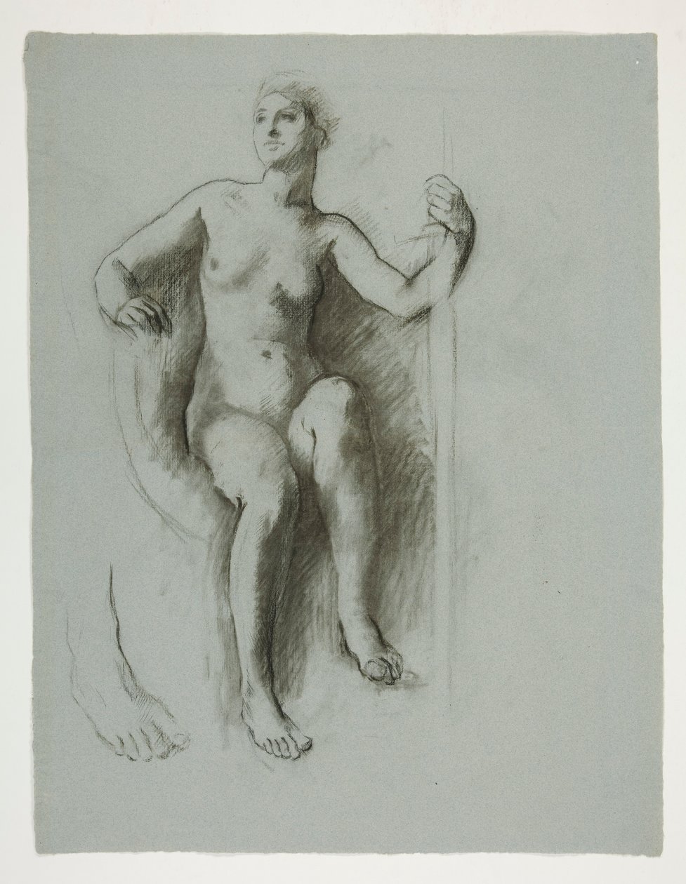 Studio per la figura del Genio dello Stato da Edwin Austin Abbey