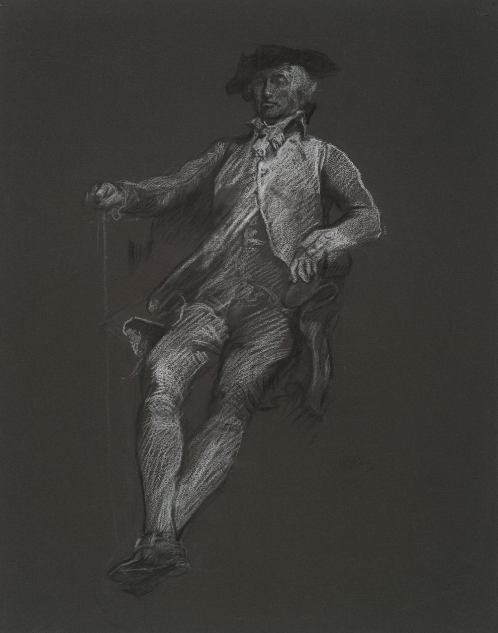 Studio per la figura di John Dickinson da Edwin Austin Abbey
