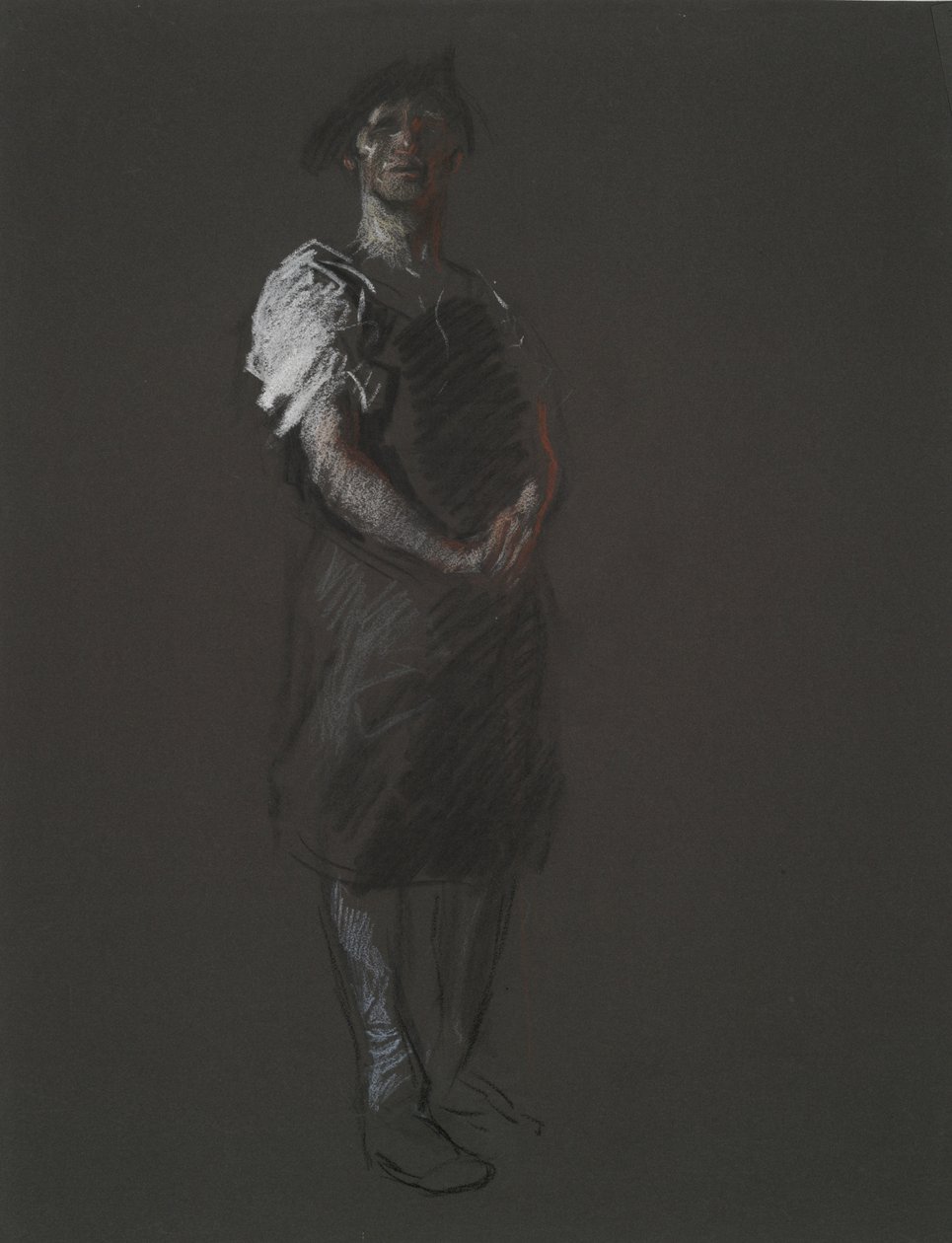 Studio per la figura di un lavoratore, in da Edwin Austin Abbey