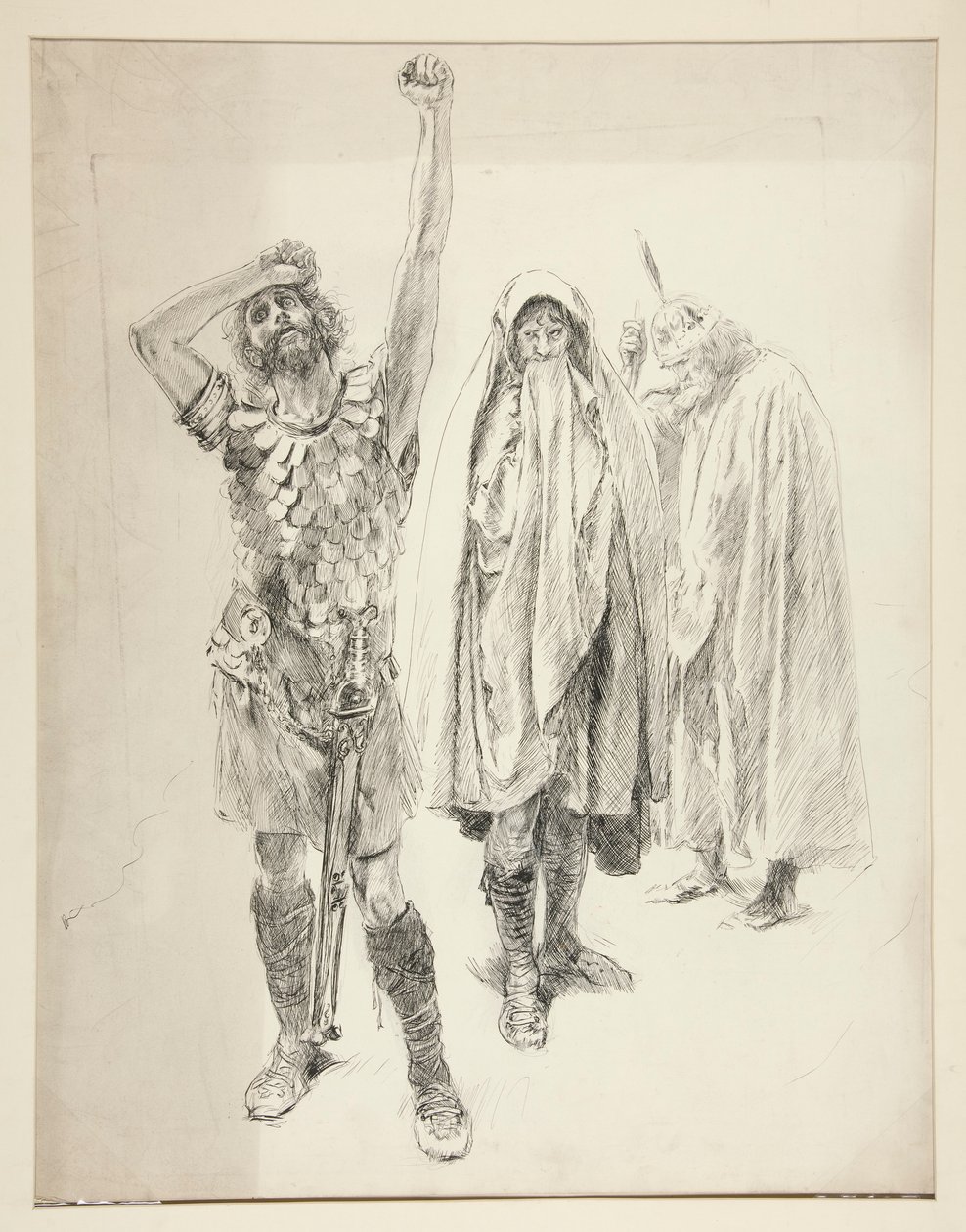 Studio per opera teatrale di Shakespeare non identificata da Edwin Austin Abbey