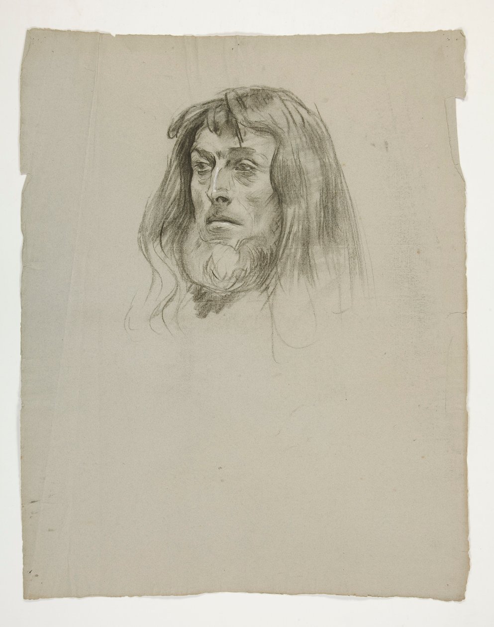 Studio di una testa per Re Artù da Edwin Austin Abbey