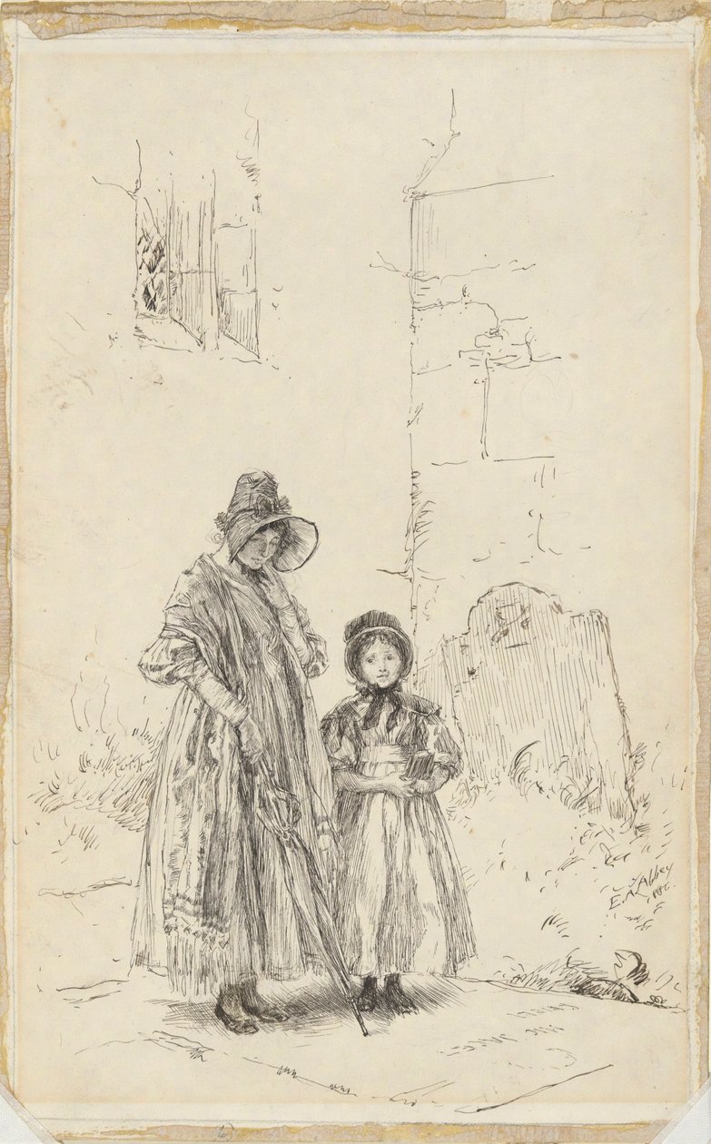 Il Vicario, da La vita tranquilla da Edwin Austin Abbey