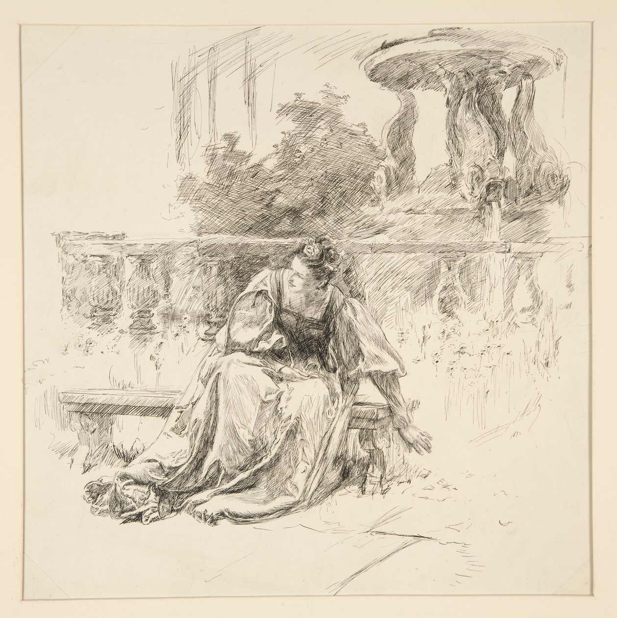 La lettera strappata, da Atto I, Scena ii, Due Gentiluomini di Verona da Edwin Austin Abbey