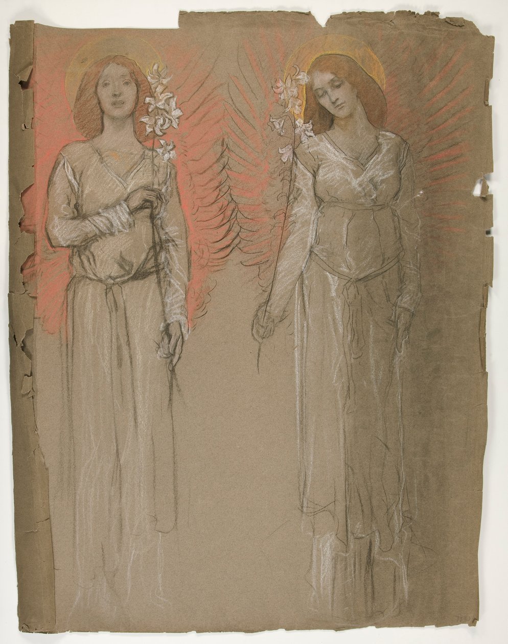 Due angeli da Edwin Austin Abbey
