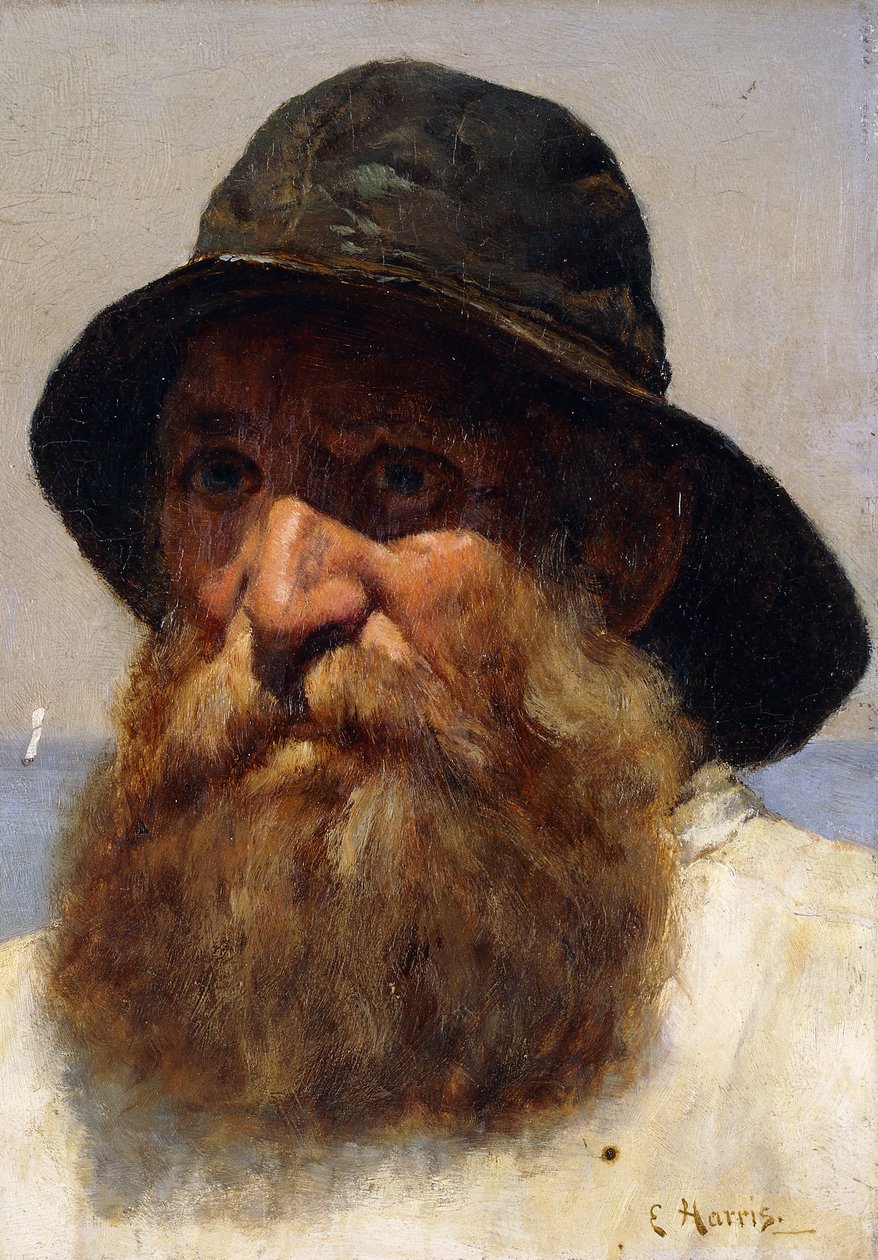Ritratto di un Pescatore, circa 1895 da Edwin Harris