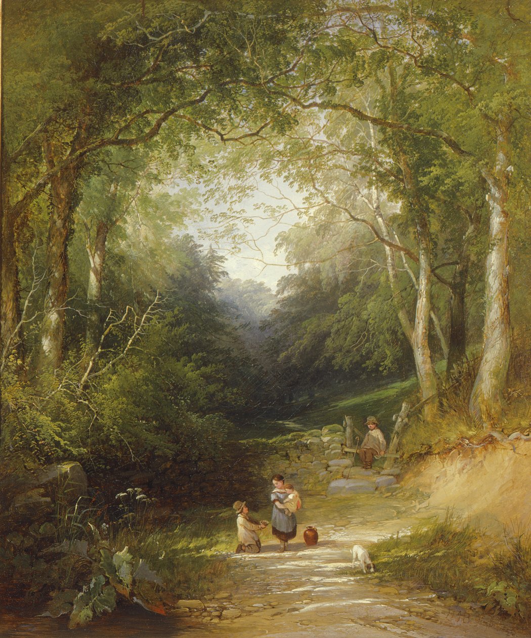 Un sentiero nel bosco da Edwin Henry Boddington