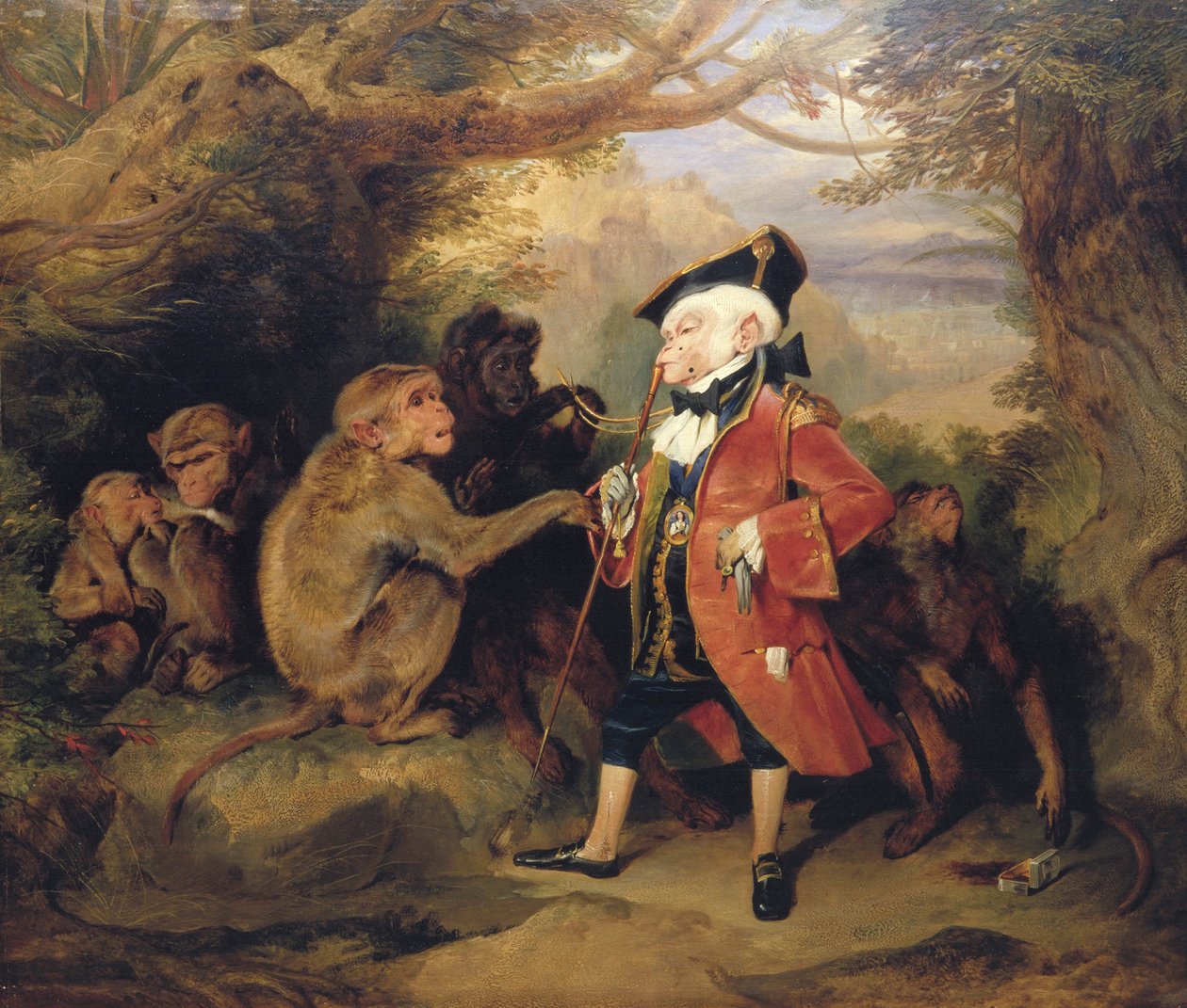 La scimmia viaggiatrice da Edwin Henry Landseer
