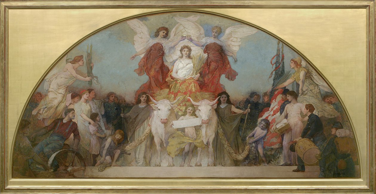 Studio per Minnesota, Granaio del Mondo da Edwin Howland Blashfield