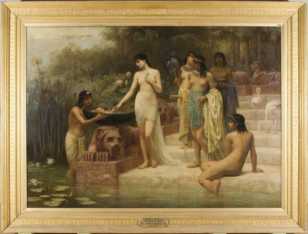 La figlia del faraone - Il ritrovamento di Mosè da Edwin Longsden Long