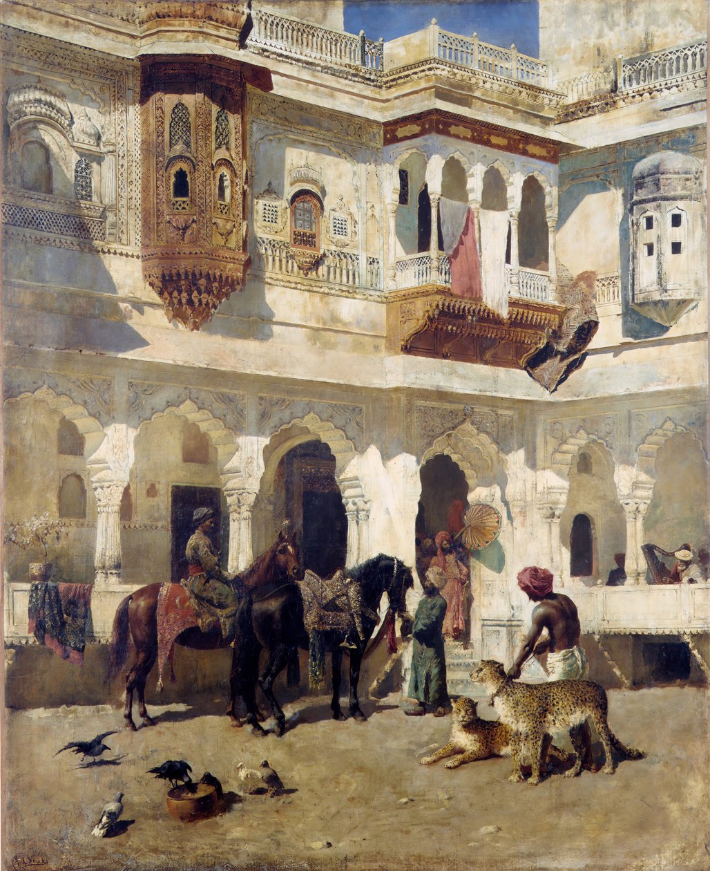 Il rajah parte per una caccia da Edwin Lord Weeks
