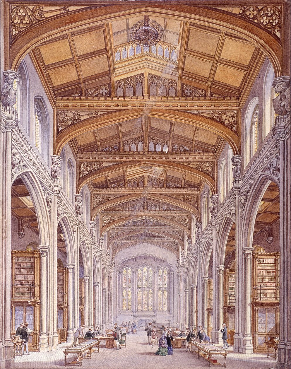 Biblioteca Guildhall, Londra da Edwin Thomas Dolby