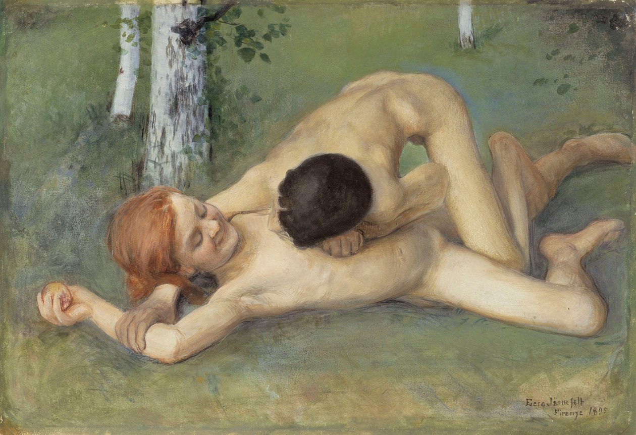 Bambini che giocano da Eero Järnefelt