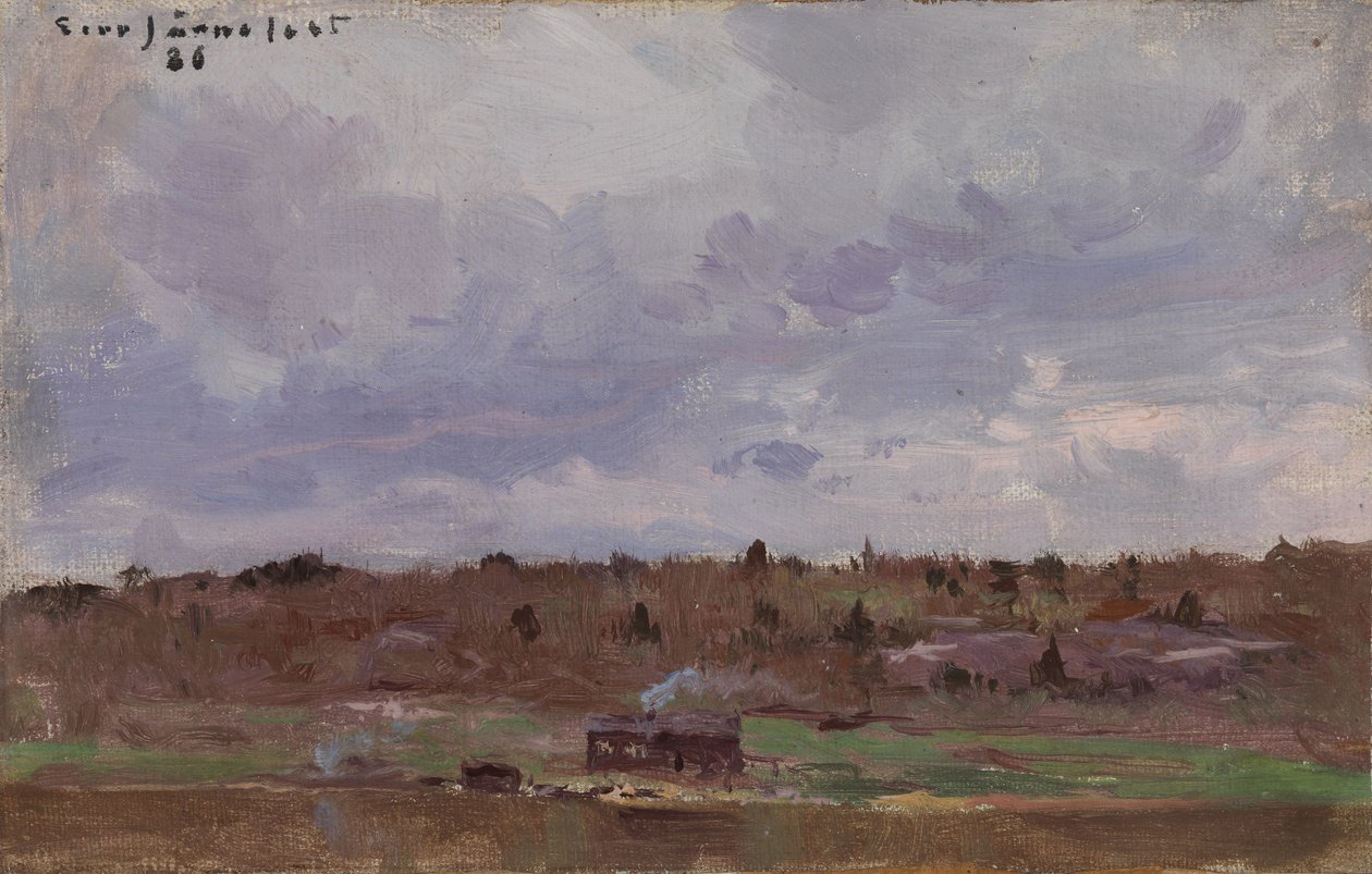 Paesaggio con fattoria da Eero Järnefelt